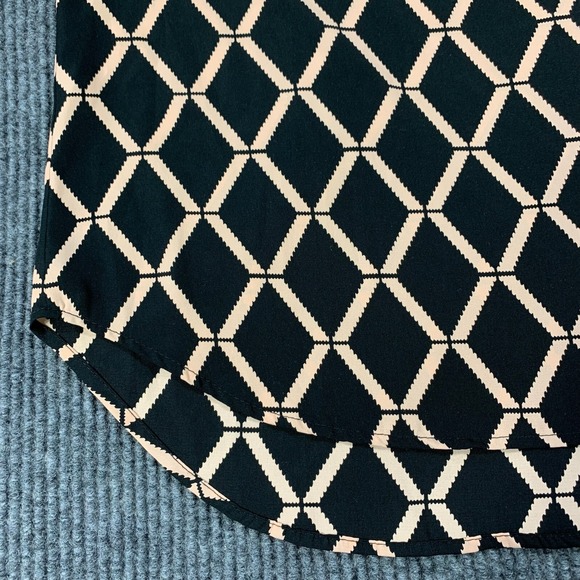 Jella Couture Blouse Womens Medium M Black Pocket 3/4 Sleeve Pullover Comfort‎ - Picture 8 of 12